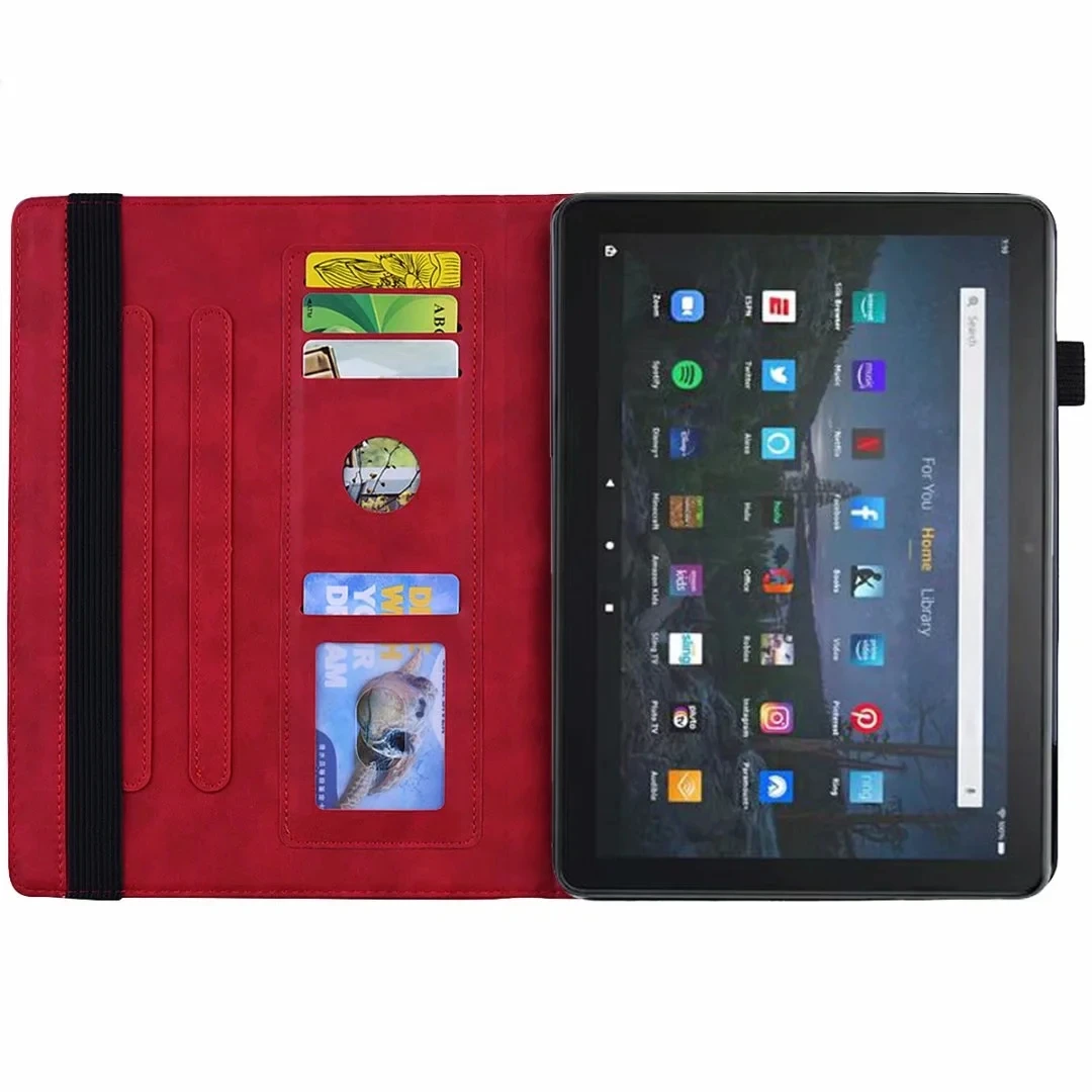 

Умный чехол для Amazon Fire HD 10 2021, жесткий чехол для Kindle 10 Plus 2021, чехол с принтом Fire 10