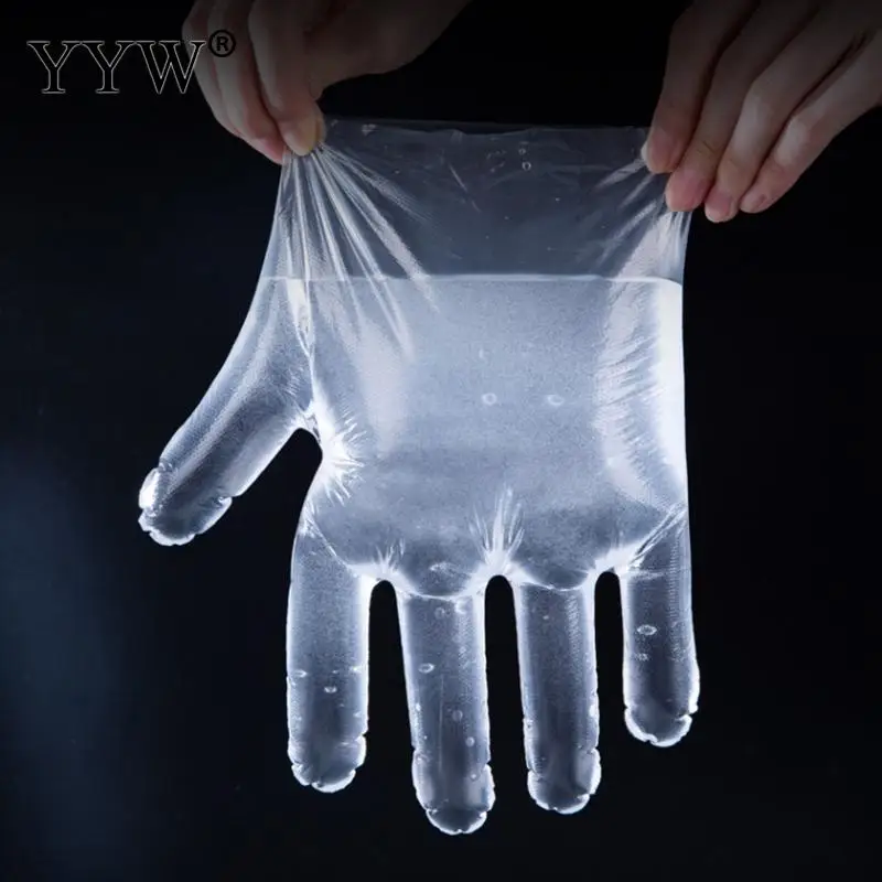 Перчатки одноразовые пластиковые для ресторана кухни барбекю 1000/2000 шт. | Дом и сад