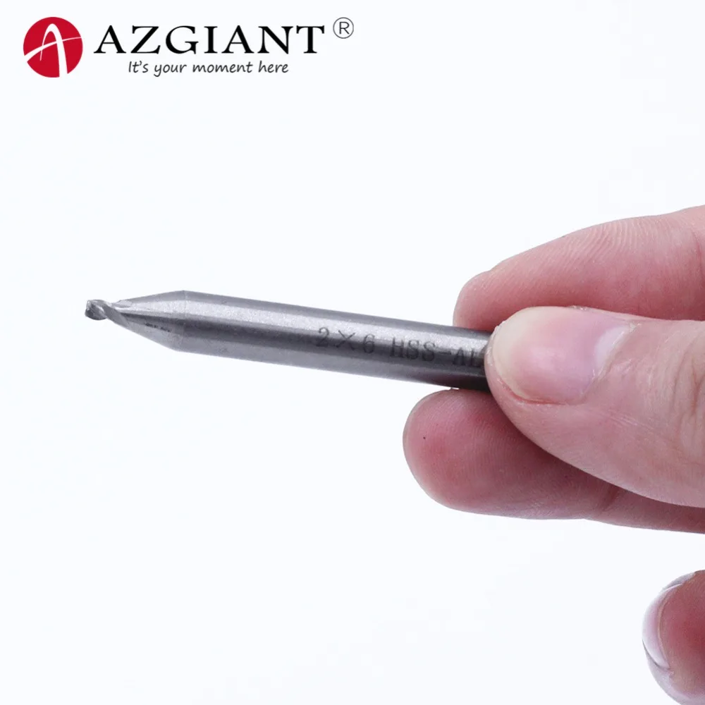 HSS 2 0 мм Концевая фреза гравировальный резец для подрезки кромок ЧПУ фрезы машины