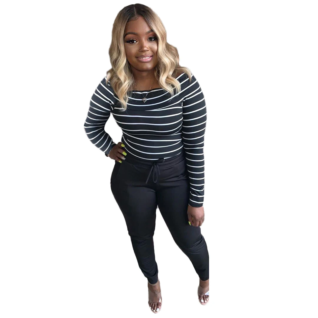 Женский спортивный костюм комплект из двух предметов с длинным рукавом и брюками