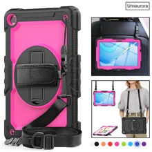 Heavy Duty Armor Case For Huawei MatePad T8 T10 9.7 T10S 10.1 2020 AGS3-L09/W09 AGR-L09/W09 Kids Safe Silicon Hard Cover + Strap