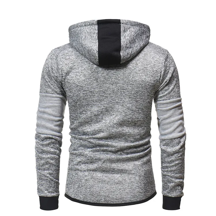 LBL Мужская толстовка с капюшоном Тонкий Поместиться Балахон человек Спортивная одежда с длинным рукавом на молнии Куртка мужская с капюшоном Спортивный костюм Фитнес-одежда