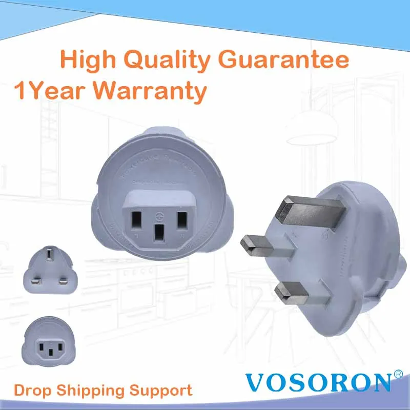 Штепсельная вилка Великобритании к адаптеру C13 для AudioCube штепсельная BS1363A IEC 540USPLUG