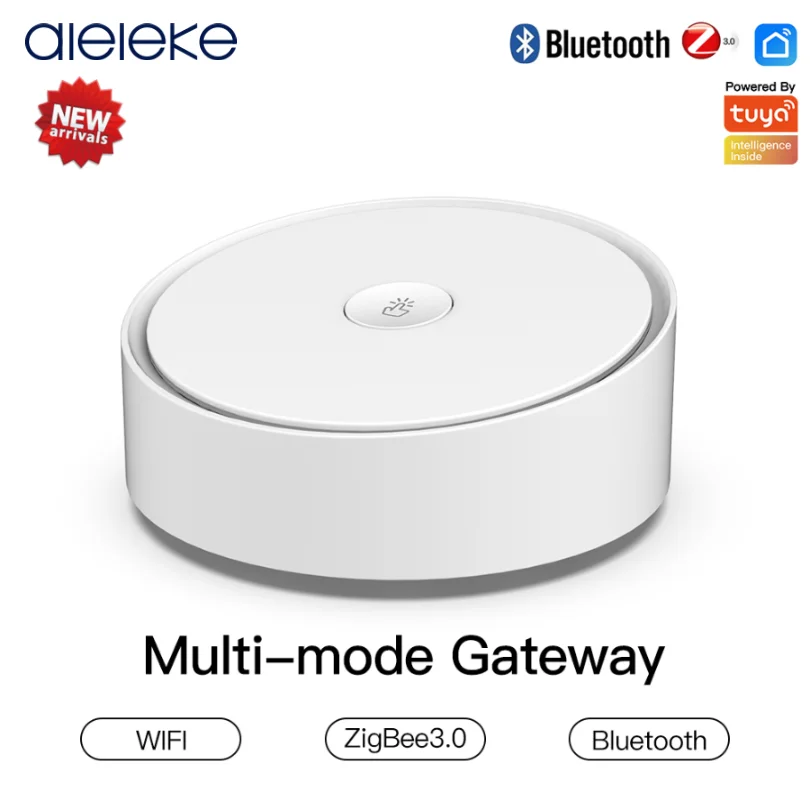 Сетевой Шлюз Aleleke ZigBee многорежимный хаб с поддержкой Wi Fi Bluetooth работает
