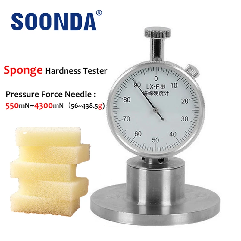 LX-F циферблат Губка твердомер пены перламутровое волокно измерения твердости