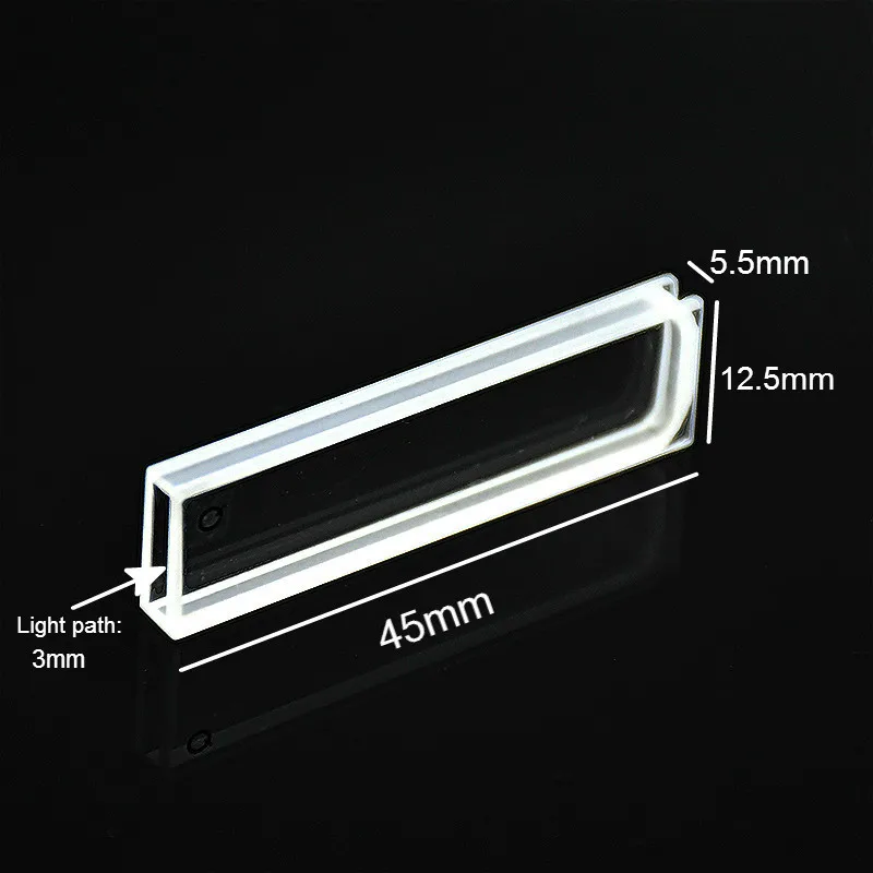 Кварцевые впитывающие элементы 3 мм кварцевая кювета (жидкий образец) 1 0 мл для