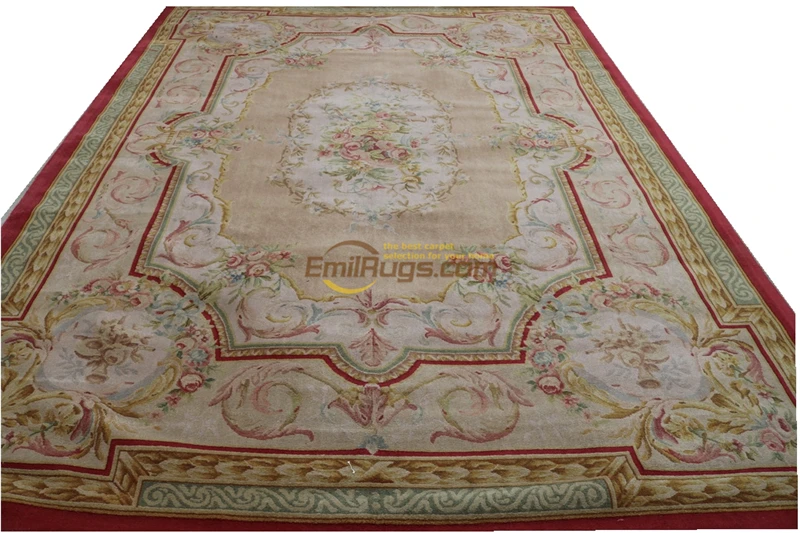 Beste Antieke Spaanse Savonnerie Rug Grote Vintage Stijl Wol Tapijt Tapijt Antieke Runner Tapijten