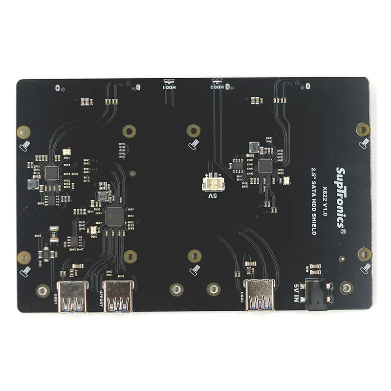 Raspberry Pi ROCK64 X822 Dual 2 5 &quotSATA HDD/SSD щит поддерживает до 8 ТБ HDDsIdeal решение для хранения