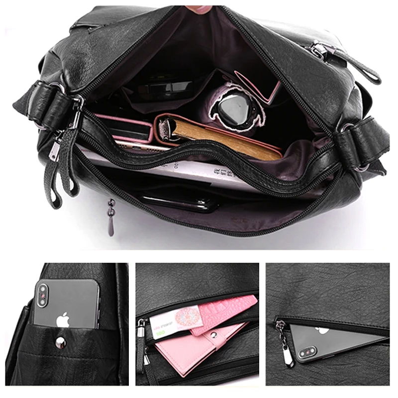 2020 Women Shoulder Pu Leather Bags High Quality Crossbody Purse Ladies Messenger Handbag for Bag Sale with Free Shipping | Багаж и сумки