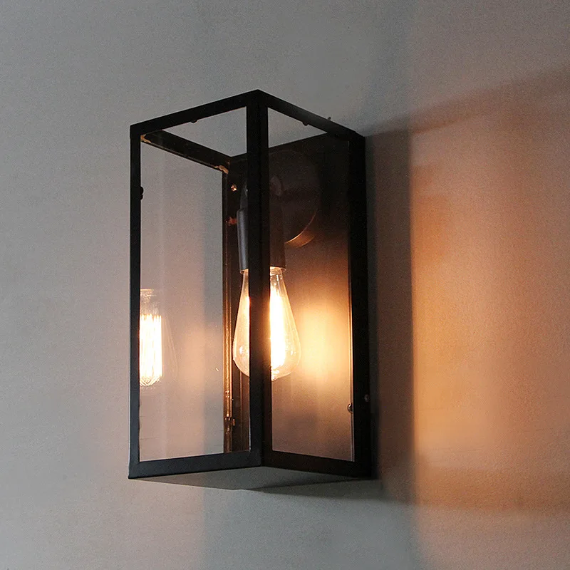 Простой винтажный настенный светильник в стиле ретро лофт индастриал