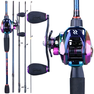 Удочка рыболовная из углеродного волокна, 9 + 1 шарикоподшипник, передаточное число 6,3: 1 - изображение