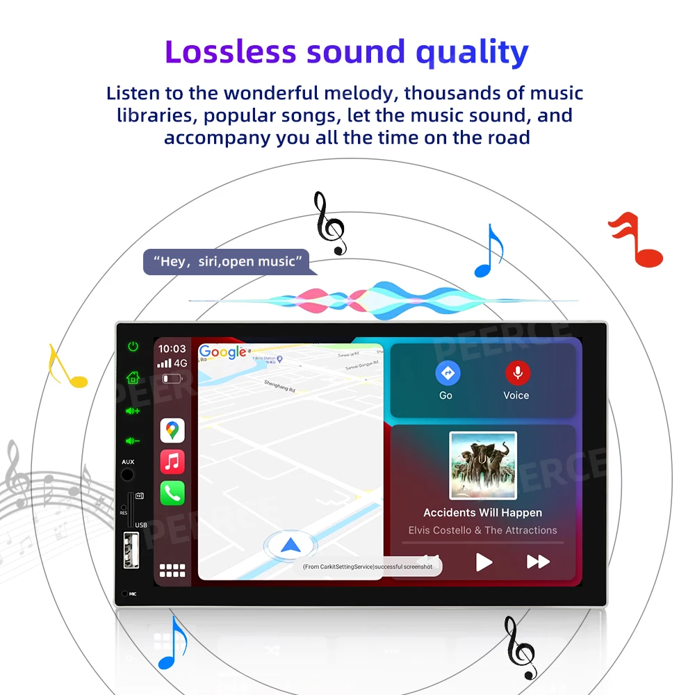 Автомагнитола 2 din Android ОЗУ Гб мультимедийный проигрыватель для Nissan Hyundai Kia toyata