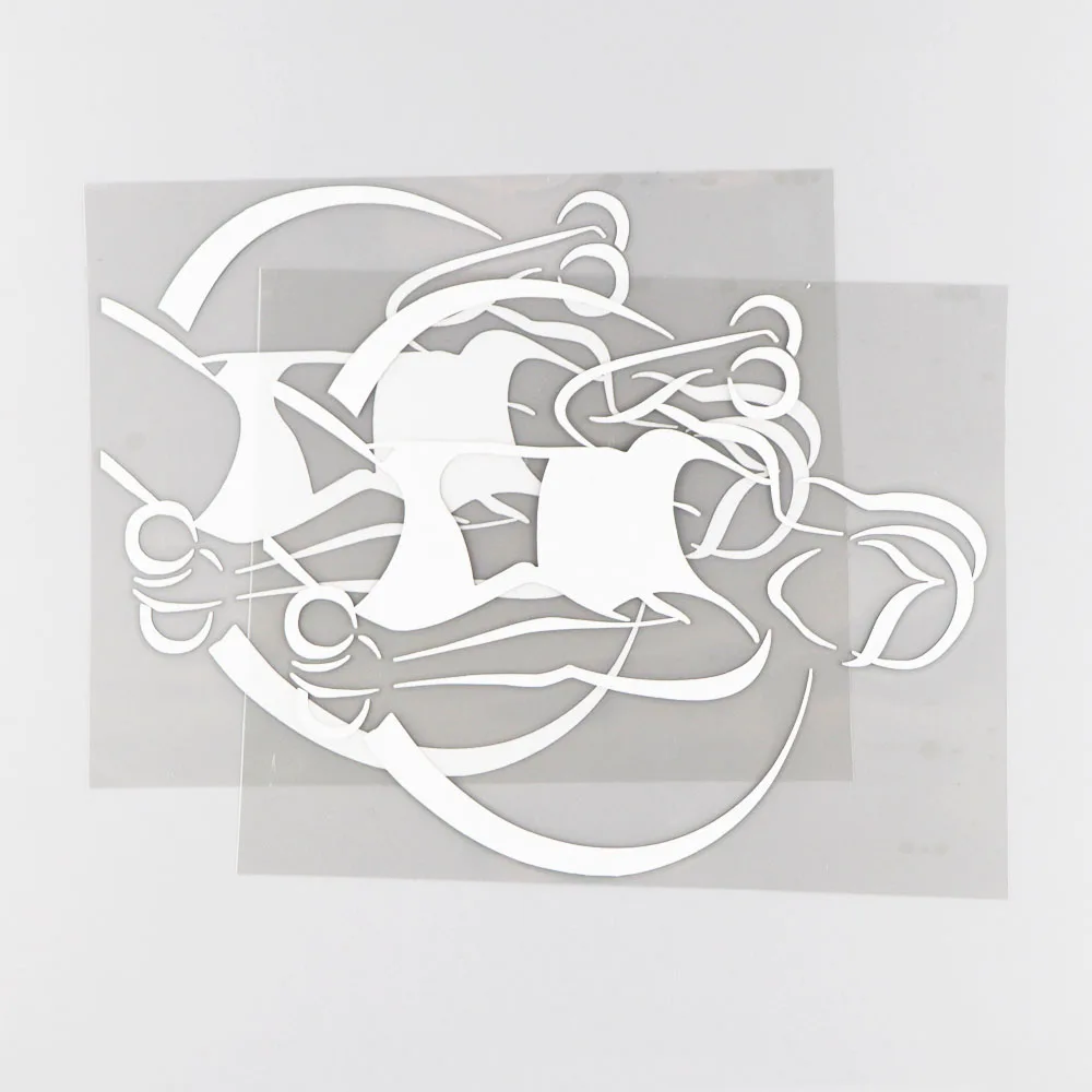 Виниловая наклейка YJZT с креативным узором Размер 14 х 17 1 см декоративный