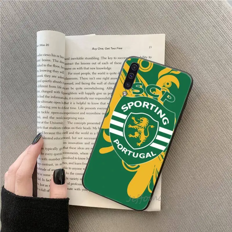 

design Sporting Portugal Phone Case For Samsung galaxy S note 7 8 9 10 20 fe edge A 6 10 20 30 50 51 70 lite plus Soft Silicone
