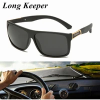 vintage polarized sunglasses men 2020 drivers retro square sunglasses mirror anti glare tr90 sun glasses for men oculos