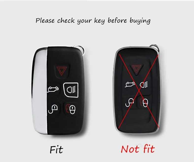 

Aluminum alloy Car key cover key shell key case for Land Rover Sport Discovery Sport Evoque Freelander 2 For JAGUAR XE XF XJF