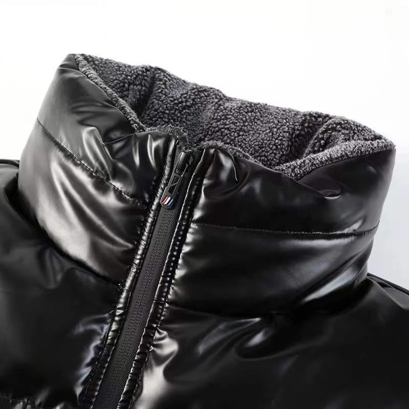 Men's Down Jacket 2021 New Winter Cotton Clothing Thickened Warm Male Jackets Trend Bright Color Man Clothing