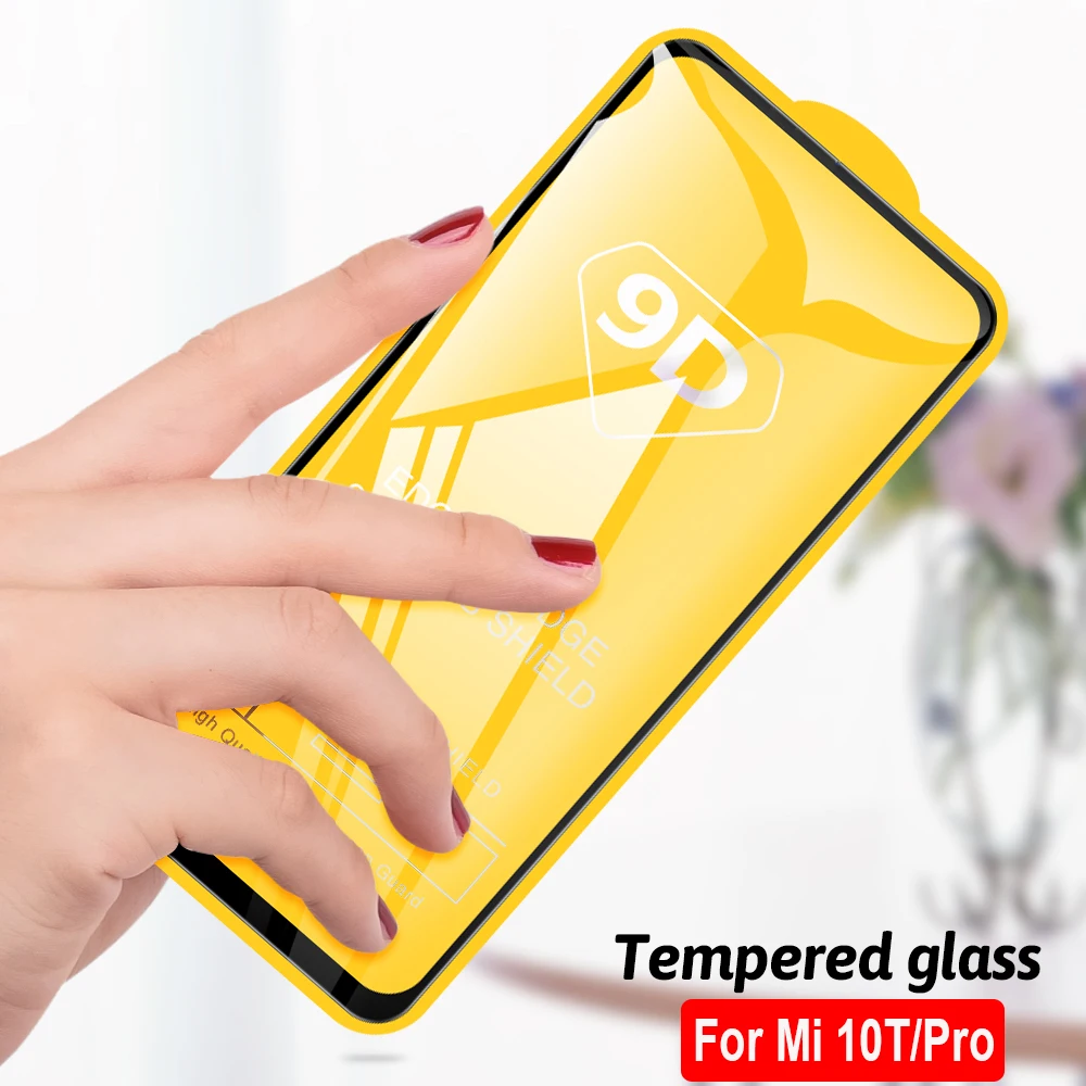 защитное стекло и прозрачный чехол для Xiaomi Mi 10T Pro силиконовый противоударный Lite
