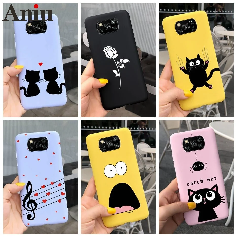 

For Poco X3 Case For Xiaomi Poco X3 NFC Case Silicone Soft TPU Back Cover For Xiaomi Poco X3 PocoX3 Pro X 3 Phone Cases 6.67''