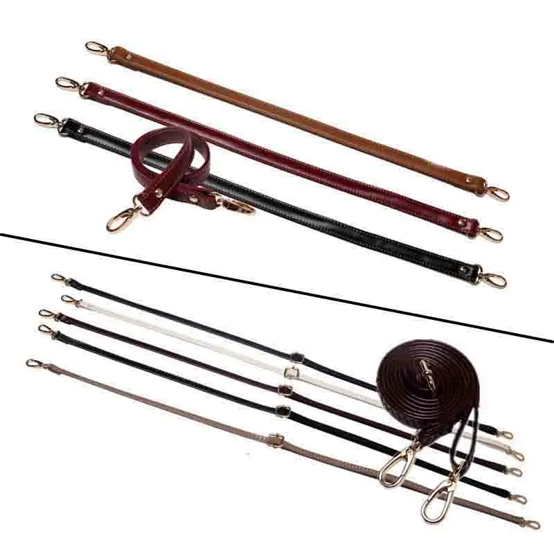 

New Long PU leather Shoulder Bag strap Handle DIY Purse Replacement Strap Handbags Belts Bag shoulder straps accessories