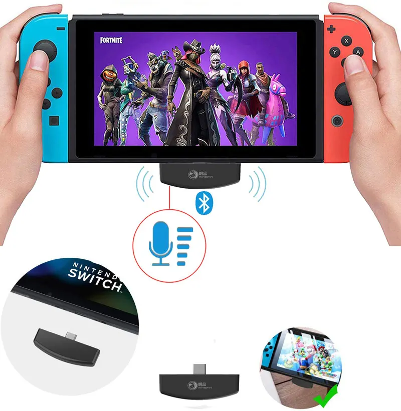 Беспроводной аудио приемник адаптер для rend переключатель Lite PS4 PS3 PC Bluetooth