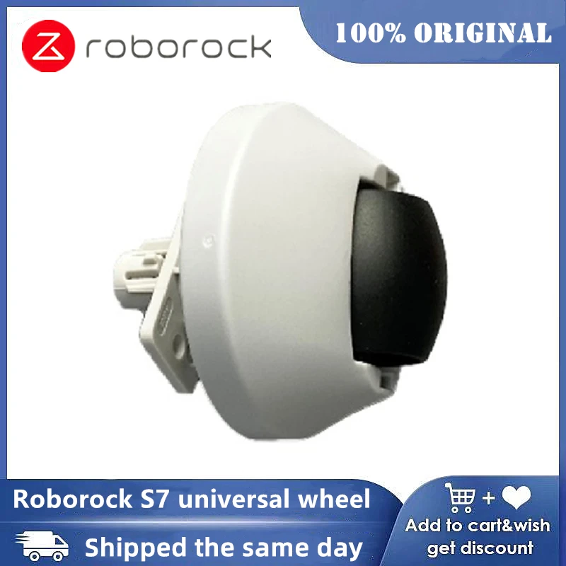 

Новинка 100% оригинальный робот-подметание Roborock S7 S70 S75 черно-белые универсальные запасные части колеса для ремонтных деталей