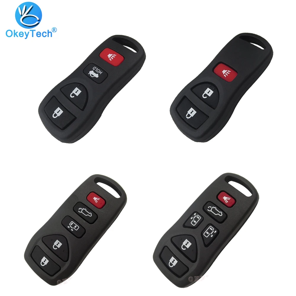 OkeyTech 3 кнопки пульт дистанционного управления брелок автомобильный чехол для Nissan