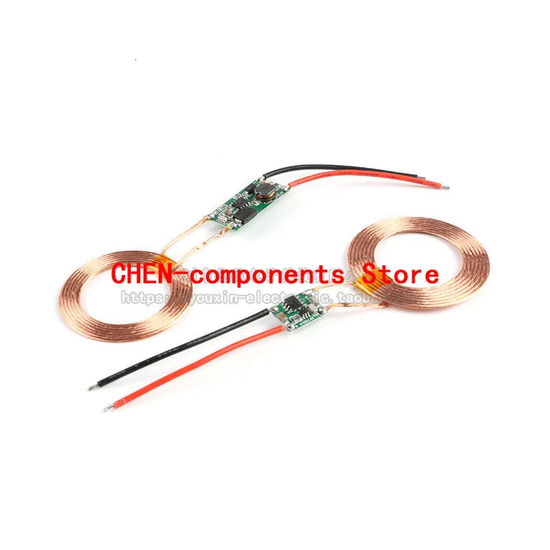 

5V 2A 2.6A Wireless Charger Power Module Transmitter Receiver Charging Coil Terminal Circuit Board XKT001-01 for DIY Phone
