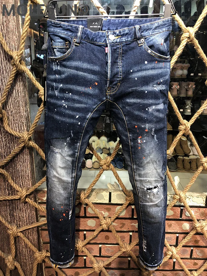 

Мужские облегающие брюки в европейском стиле, модель 222