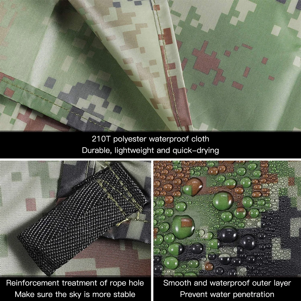 Водонепроницаемый тент для кемпинга пикника брезент гамак солнцезащитный