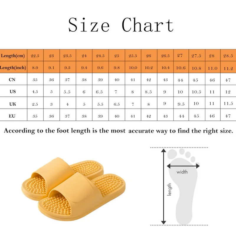 

Foot Massage Slippers Men Massage Slippers Home Bathroom Slides Leisure Couple Slides Big Size Massage Slippers Men Flip Flops