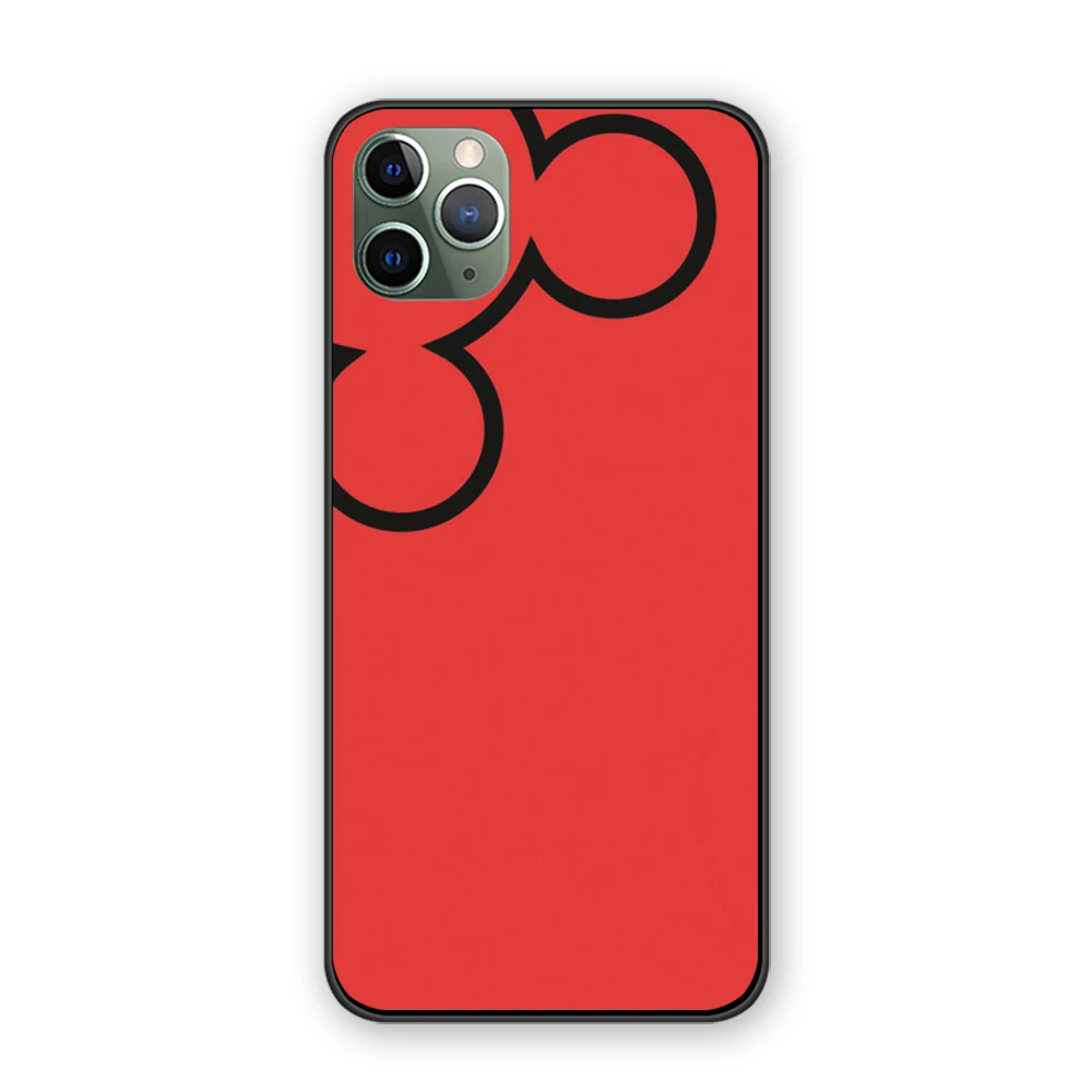 Милый сердитый Микки Минни комикс для iPhone 5 5S 6 6s 7 8 Plus X XS XR 11 Pro Max черный чехол ТПУ чехол - Цвет: 3