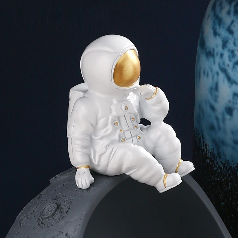 Astronaut Key Storage Ornaments Home Ornament Living Room Coffee Table Nuts Snack Box | Дом и сад