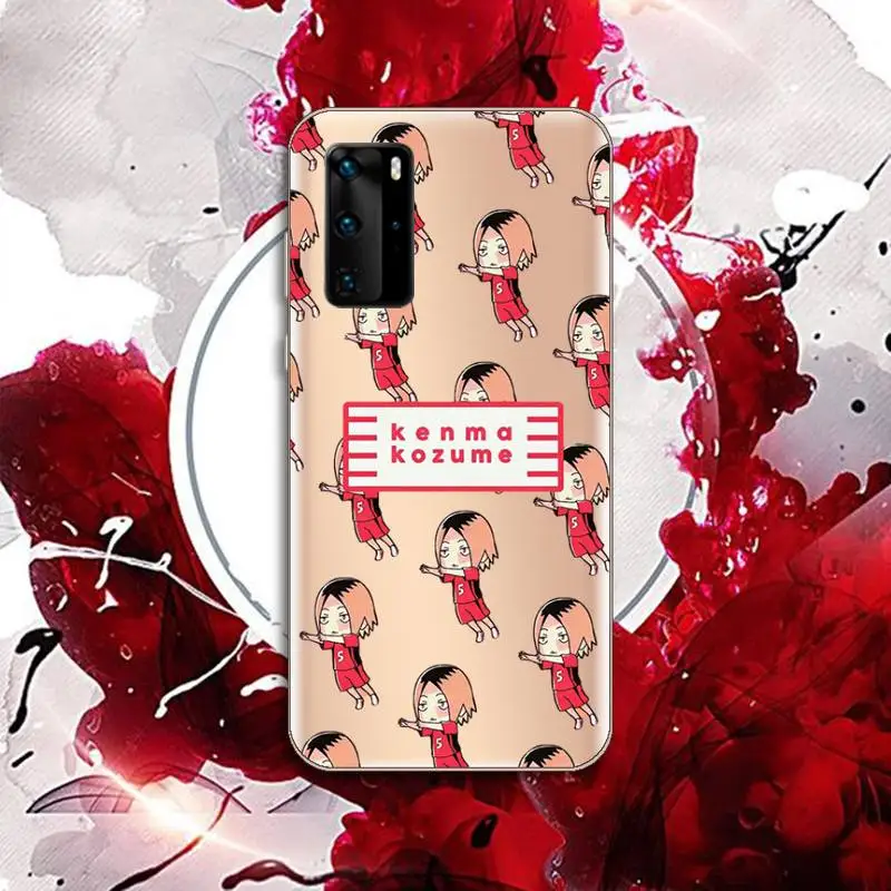 

Kenma Kozume Haikyuu!! Phone Case Transparent for Huawei P20 P30 P40 honor 8 10i P smart 2019 Samsung A71 A21S S10 20 plus