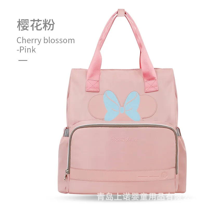 

minnie mouse large capacity backpack bag baby nappy nursing travel backpack toddler take care handbag bags disney brand bags kid