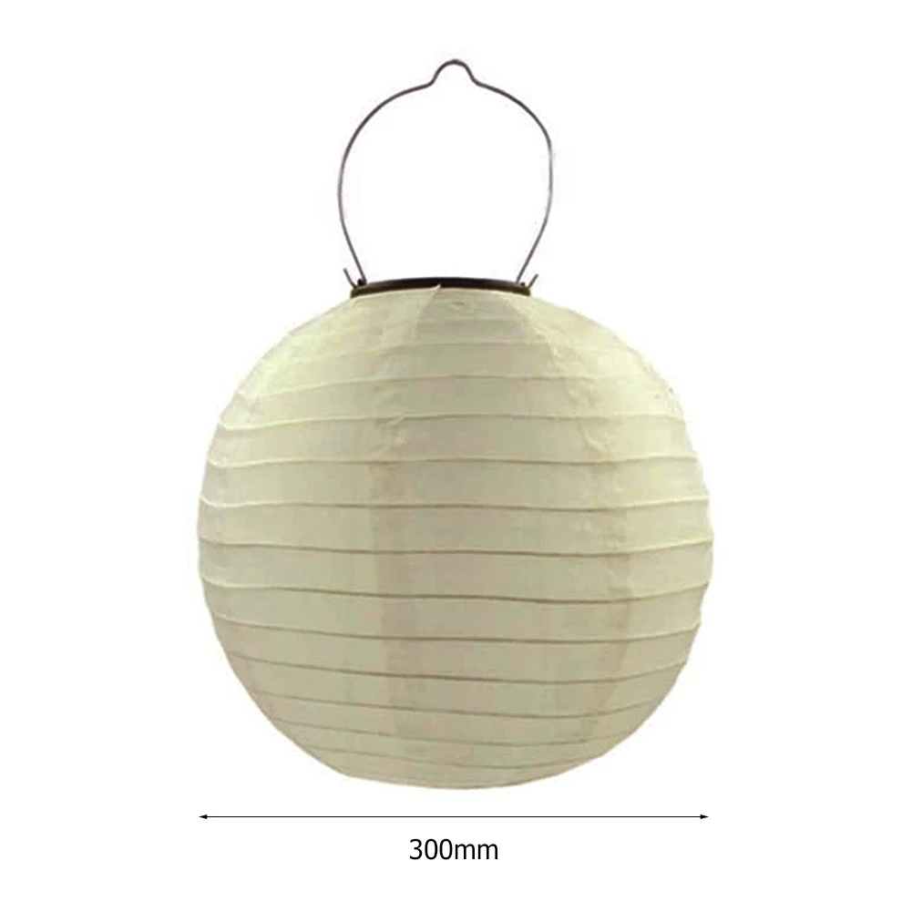 

20/25/30cm LED Solar Lantern Lamp Outdoor Festival Party Decorative Hanging Light Transparent Solar Copper Bulb Chandelier