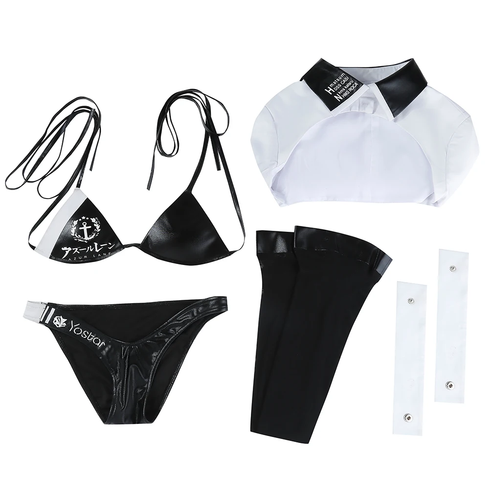 Azur Lane HMS гонки Queen гоночный костюм Atago для плаванья из двух предметов сексуальный