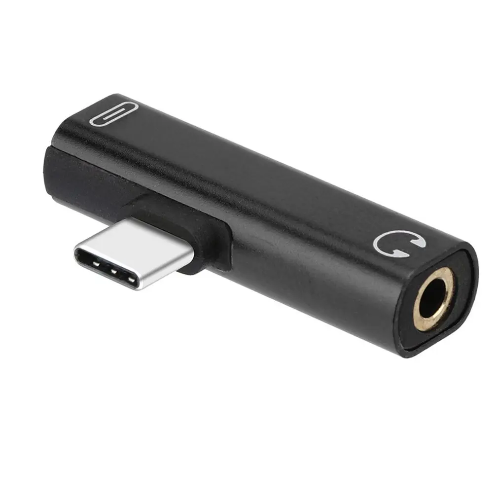 

2 In 1 Type C To 3.5mm Jack Earphone Charging Converter USB Type-C Audio Adapter for mi 6 for Huawei P10 Mate 20 Type C