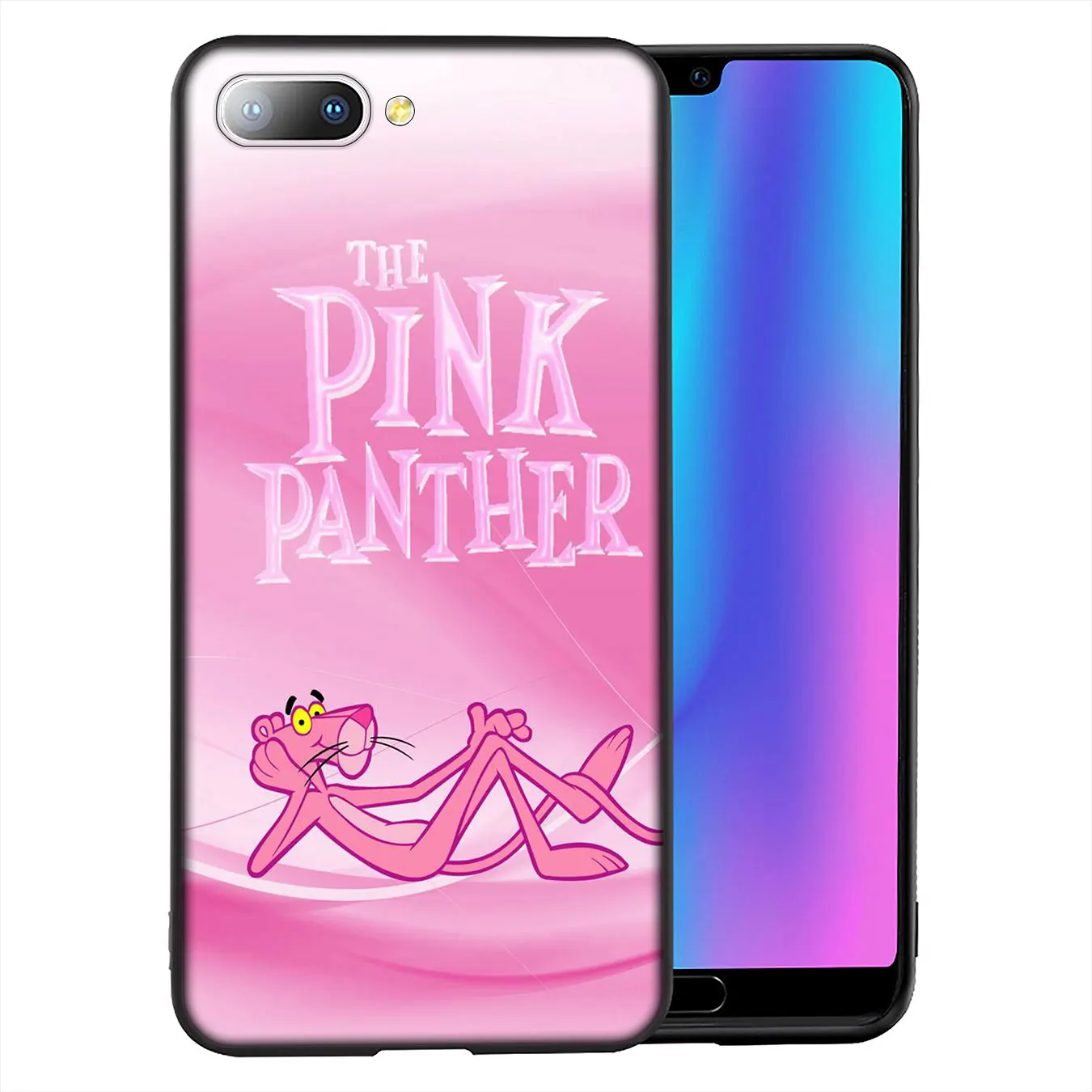Lovely Pink Panther Soft Phone Case for Huawei Y9 Y6 Y7 Prime Honor 20 20S 10 9X 9 8 Lite 8C 8X 8A 7X 7C 7A Pro |