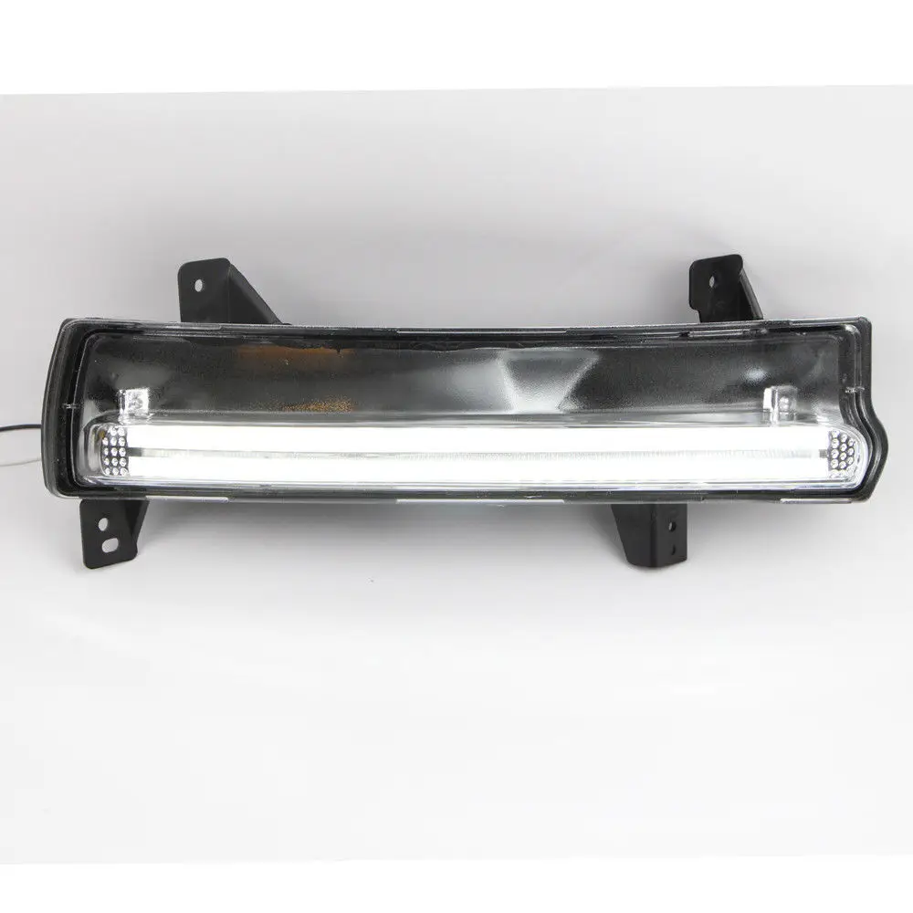 DRL для Jeep Compass 2017 2018 Светодиодный дневной светильник противотуманных фар с