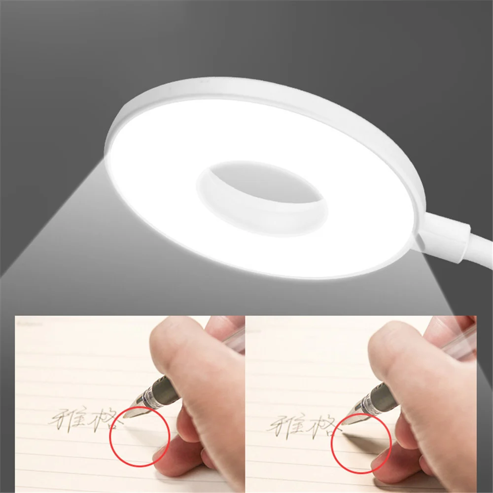 

LED Table Lamp Touch Desk Light Clip For Reading USB Rechargeable ABS Material 3 Light Modes Perfect For Reading