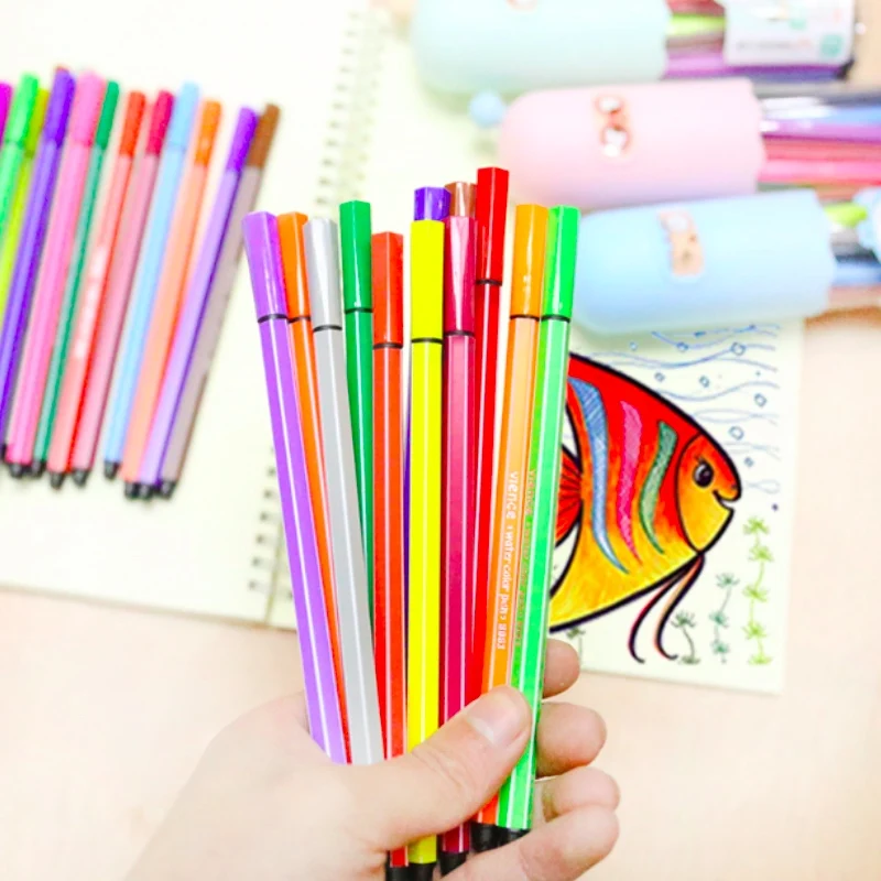 Детская живопись 36/18/12 цветов моющаяся Акварельная ручка маркировка для детей