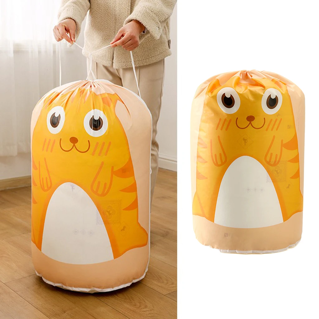 

Foldable Storage Bag Clothes Pillow Blanket Quilt Reusable Large Organizer