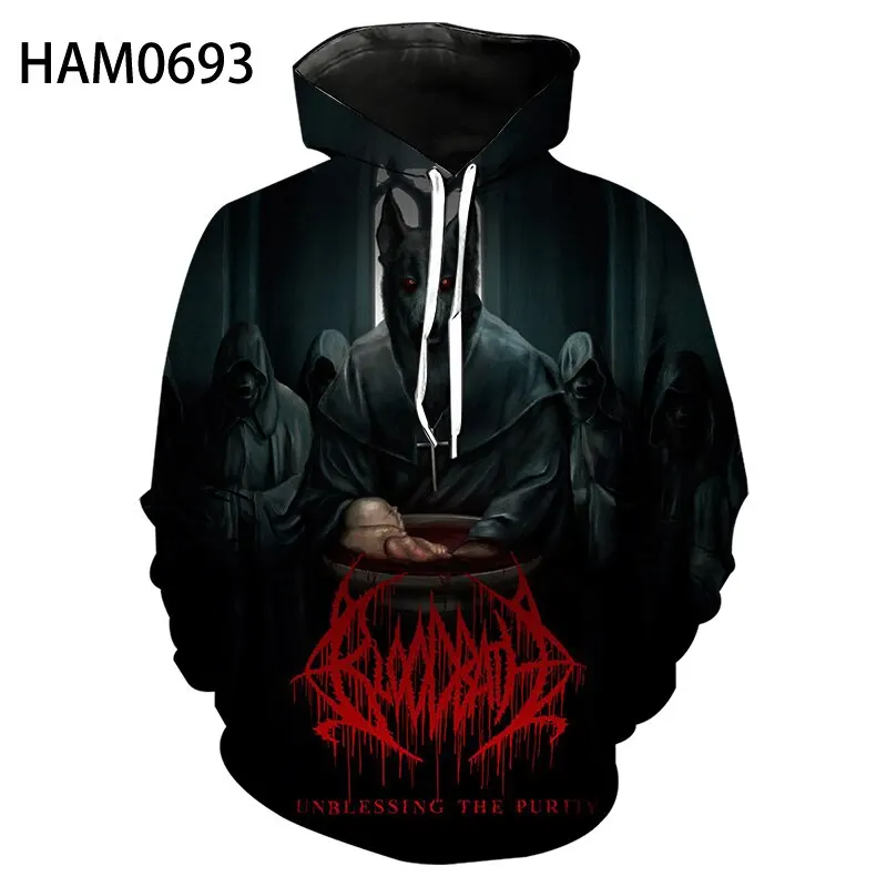 

Толстовка с длинным рукавом для мальчиков и девочек, худи свободного покроя в стиле хип-хоп с 3D-принтом черепа, популярная модель на весну и ...