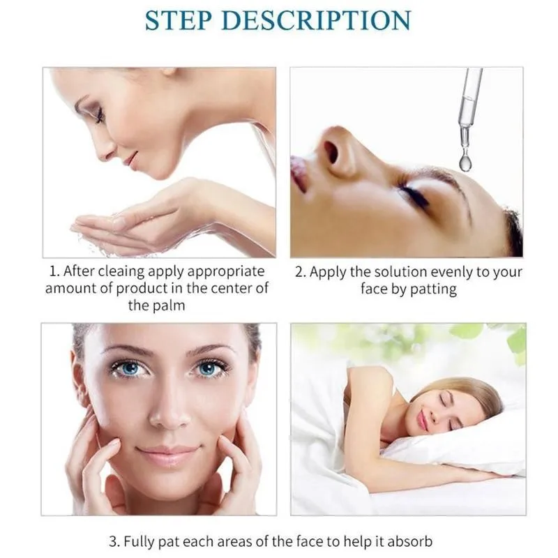 Оригинальный раствор гиалуроновой кислоты увлажняющий гексапептид эссенция