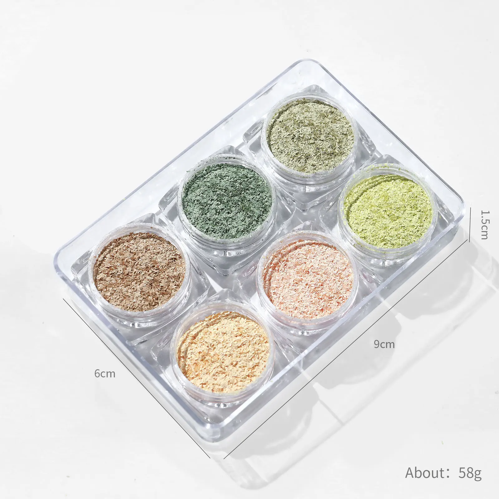 Misscheering 6 цветов/набор блестки для ногтей из опилок аксессуары творчества