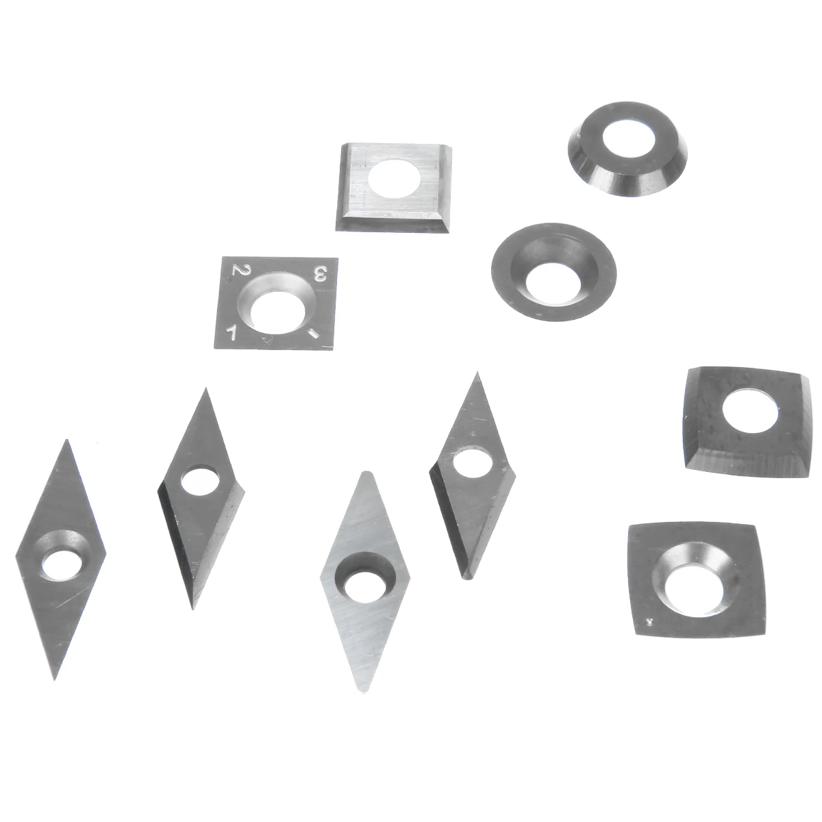 10 шт. твердосплавные вставки серебро Алмазный цементированный бит инструменты