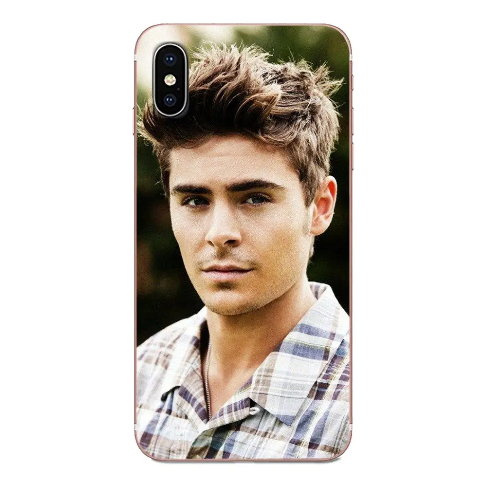 Мягкий рисунок для Apple iPhone 4 4S 5 5C 5S SE SE2 6 6S 7 8 11 Plus Pro X XS Max XR Zac Efron Zachary David Alex |