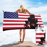 ultralight compact quick drying towel columbus ships american flag microfiber camping hiking hand face towel outdoor travel kits