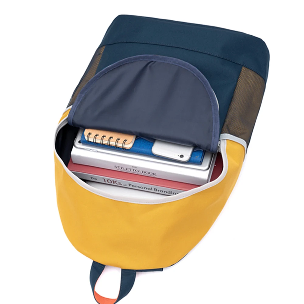 Женский водонепроницаемый тканевый рюкзак для ноутбука с емкостью мАч школьный